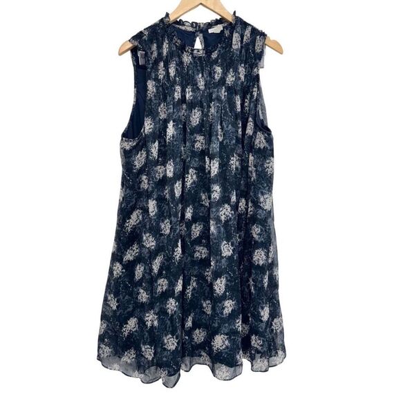 JOIE Dress Womens Size 2XL Limited Edition Mini Sleeveless Color Blue Plus Size - Picture 1 of 7